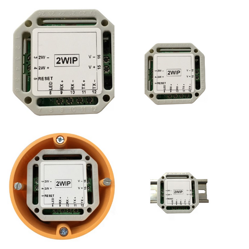 ESENTA ES-2WIP Modul: Netzwerk und Strom über die vorhandene zweiadrige Klingelleitung